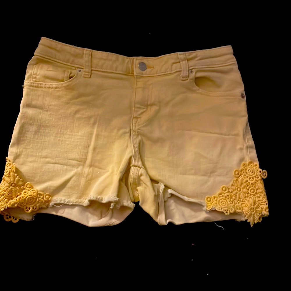 Yellow shorts
